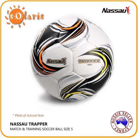 NASSAU TUJI TRAPPER Size 5 Soccer Ball KFA Approved Training Football Soft Touch