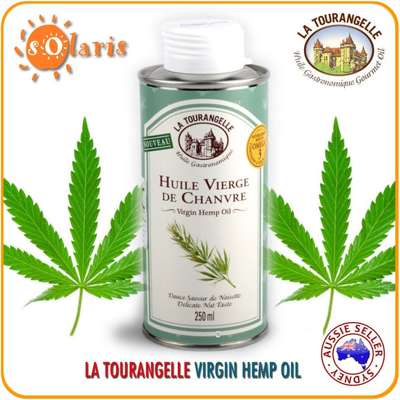 La Tourangelle Virgin Hemp Oil 250 ml Cold Pressed Hemp Seed Oil France Imported
