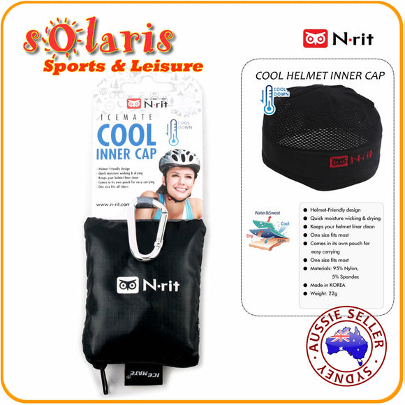 1x N-RIT COOL INNER CAP ICEMATE HELMET COOLING HEADWEAR FOR CYCLIST