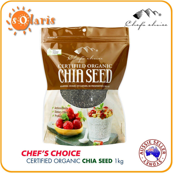 1Kg Chef's Choice Certified Organic Chia Seed Aztec Superfood