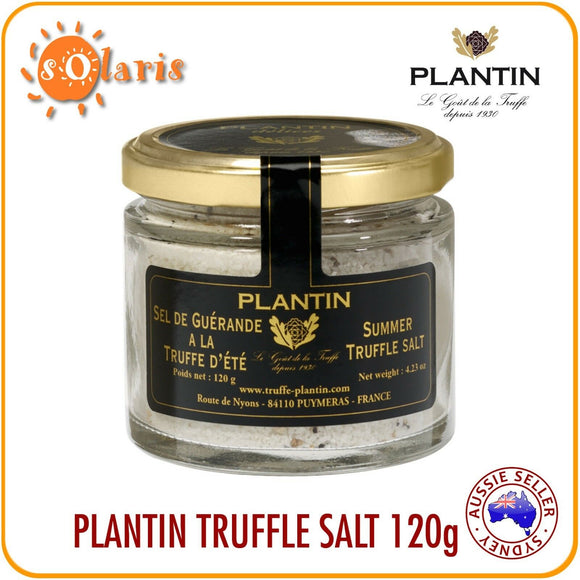 Authentic French PLANTIN Summer Truffle Salt 120g with Real Tuber Aestivum