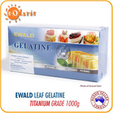 1000g EWALD Leaf Gelatine Titanium Grade 150 Bloom 200 Sheets Made in Germany