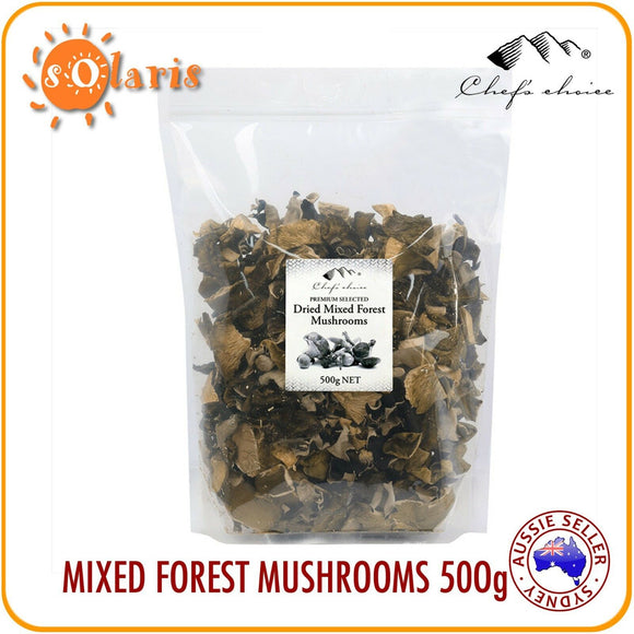 500g Chef's Choice Premium Selected Dried Mixed Forest Mushrooms