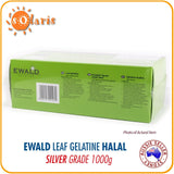 1000g EWALD Leaf Gelatine HALAL Silver Grade 170 Bloom 400 Sheets from Germany