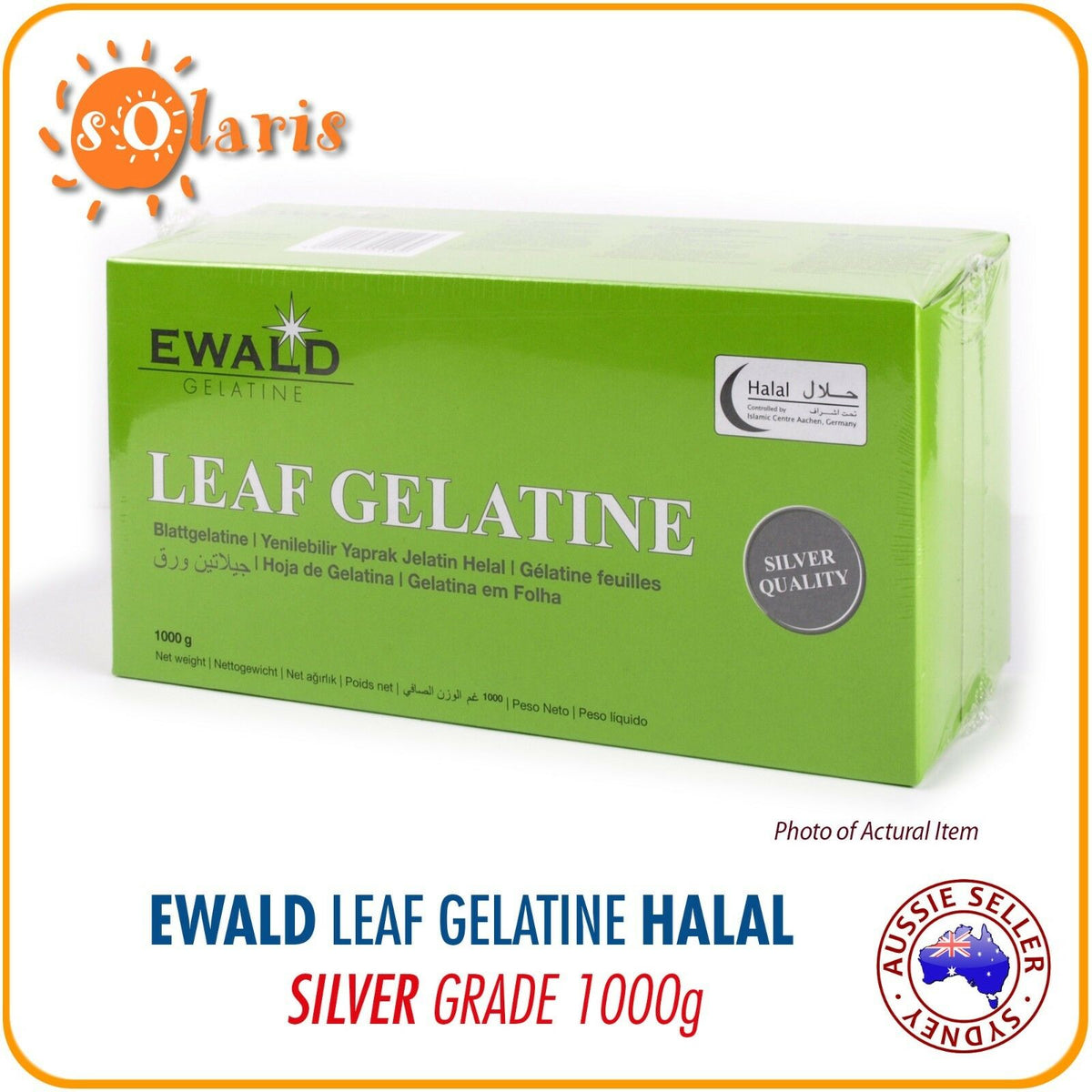 Halal gelatine sheets (160-180 bloom)