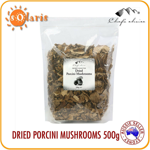 500g Chef's Choice Dried Porcini Mushrooms Premium Selected Quality