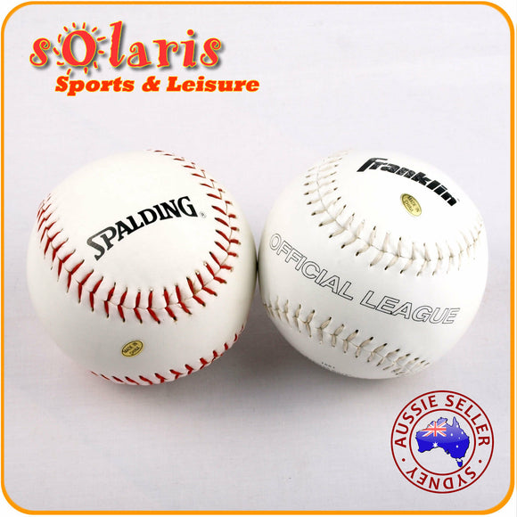 2X Branded Official League 12 Inch Softballs Cork Core Stitched Syntex Cover