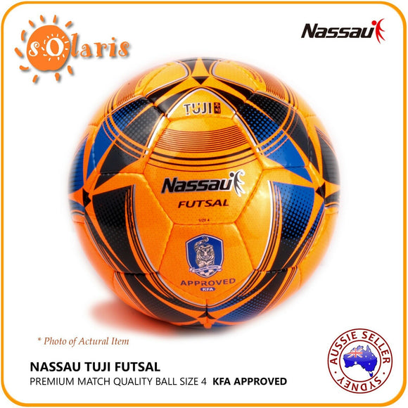 NASSAU TUJI Size 4 Futsal Ball Low Bounce Premium Indoor Soccer Ball Football