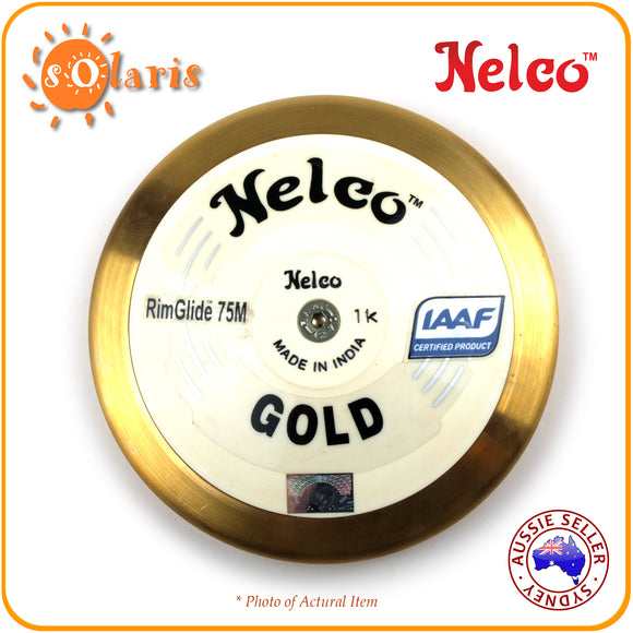 NELCO SUPER SPIN GOLD High Performance Discus Brass Rim - RimGlide 75M