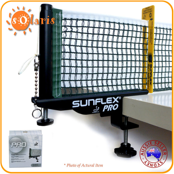 SUNFLEX PRO ITTF Approved Screw-on Table Tennis Net and Post Set