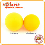 44mm Large Table Tennis Balls Training Ping Pong 4x White + 4x Orange