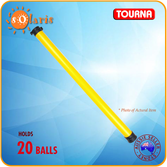 TOURNA Rubber Head Long Tennis Balls Pickup Tube Holds 20 Balls