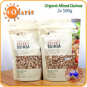 1Kg Chef's Choice Certified Organic 3-Mix Quinoa Tri-Color Superfood 有机三色藜麦澳洲直邮