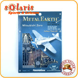 Fascinations Metal Earth WWII Mitsubishi Zero 3D Miniature Airplane Model