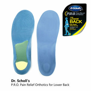 Dr. Scholl's P.R.O. Pain Relief Orthotics for Lower Back Insole UK 7-12/US 8-13