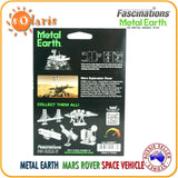 Fascinations Metal Earth Mars Rover 3D Miniature  NASA Space Vehicle Steel Model