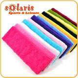 2 x Cotton Sports Headbands Comfortable Absorbent Elastic Sweatband in 12 Colors