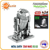 Fascinations Metal Earth STAR WARS R2-D2 Licensed 3-D Laser Cut Robot Model