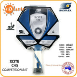 SUNFLEX XCITE C45 Competition Bat ITTF Approve Table Tennis Bat Foam Core Handle