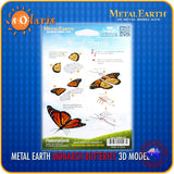 Fascinations Metal Earth Monarch Butterfly 3D Color Laser Cut Model