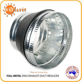 Full Metal ‎Fan Exhaust Duct Reducer Adapter Connector 100mm 150mm 200mm 250mm