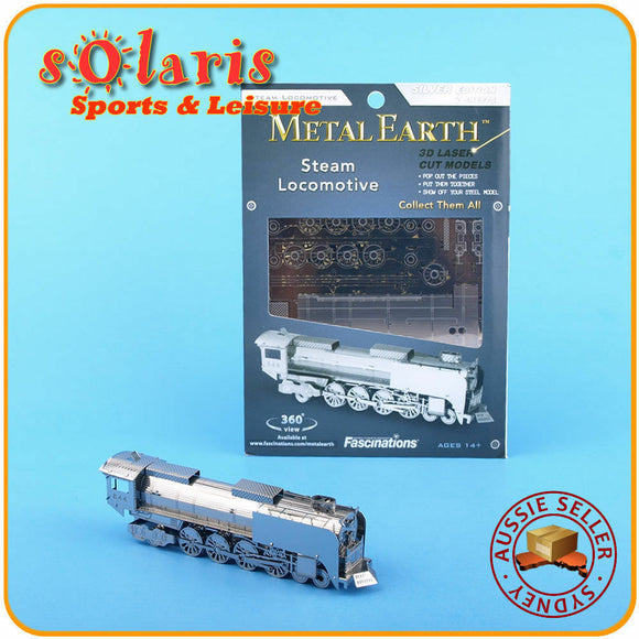 Fascinations Metal Earth Steam Locomotive 3D Miniature Steel Train Model