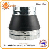 Full Metal ‎Fan Exhaust Duct Reducer Adapter Connector 100mm 150mm 200mm 250mm