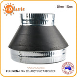 Full Metal ‎Fan Exhaust Duct Reducer Adapter Connector 100mm 150mm 200mm 250mm