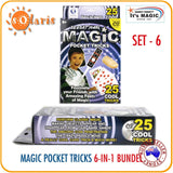 HANKY PANKY'S Sensational Magic Pocket Tricks 6-In-1 Bundle Set Over 150+ Tricks