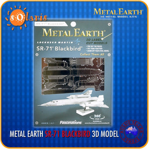 Fascinations Metal Earth Lockheed Martin SR-71 Blackbird 3D Laser Cut Model