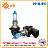 Philips CrystalVision Ultra 9006/HB4 CVB2 Bright White Xenon Look Headlight Bulb