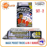 HANKY PANKY'S Sensational Magic Pocket Tricks 6-In-1 Bundle Set Over 150+ Tricks