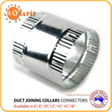 Galvanized Steel Duct Joining Collars Duct Joiners Duct Connectors 150 to 450 mm