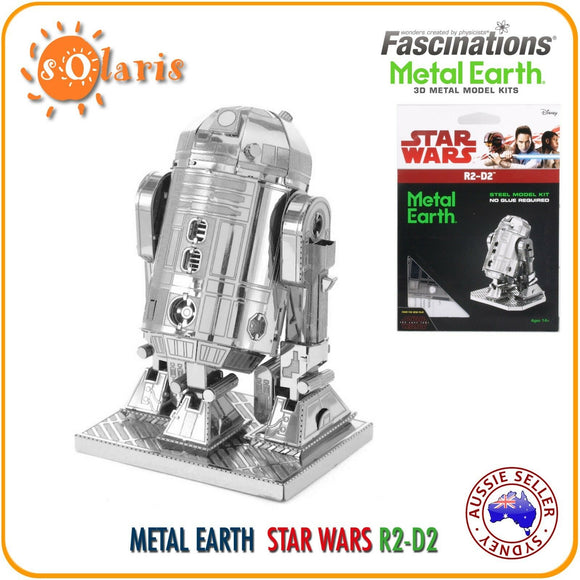 Fascinations Metal Earth STAR WARS R2-D2 Licensed 3-D Laser Cut Robot Model