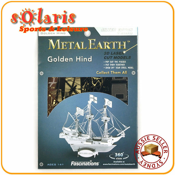 Fascinations Metal Earth 3D Ship Model Golden Hind Sailing Ship