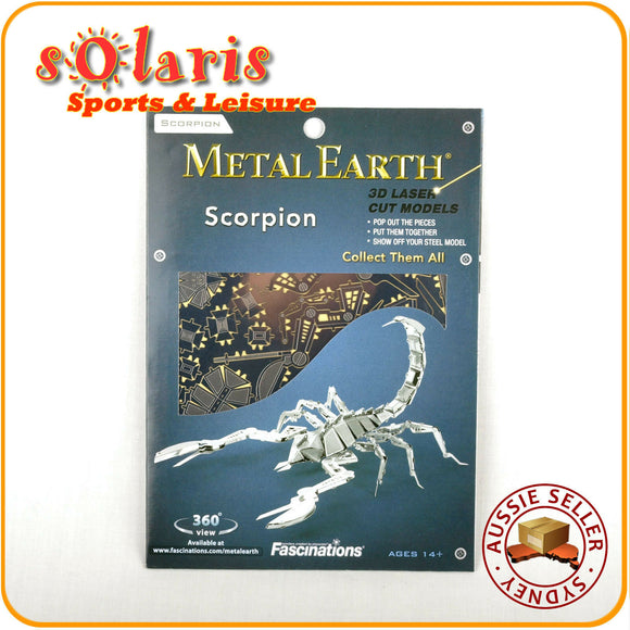 Fascinations Metal Earth Scorpion 3D Laser Cut Miniature Steel Insect Model