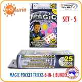 HANKY PANKY'S Sensational Magic Pocket Tricks 6-In-1 Bundle Set Over 150+ Tricks