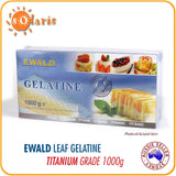 1000g EWALD Leaf Gelatine Titanium Grade 150 Bloom 200 Sheets Made in Germany