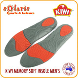 KIWI Memory Soft Insole with Memory Top Foam Dual Gel Pads Men's UK 7-12/US 8-13