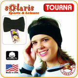 UNIQUE UNIQUE EAR HUGG American Cotton Ear & Head Warmer for Winter Sports Black