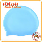 3x Silicone Swim Caps Single Colored One Size Fit All for Adult and Teenagers