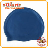 1x Silicone Swim Cap Single Colored One Size Fit All for Adult and Teenagers