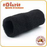 2x Cotton 12cm Jumbo Sports Wristband Thick Sweat Absorbent Elastic Wrist Towel