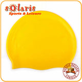 3x Silicone Swim Caps Single Colored One Size Fit All for Adult and Teenagers