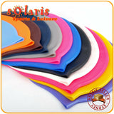 1x Silicone Swim Cap Single Colored One Size Fit All for Adult and Teenagers