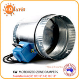 240V Motorized Zone Damper Heating Ventilating Air Conditioning Airflow Control