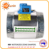 240V Motorized Zone Damper Heating Ventilating Air Conditioning Airflow Control