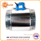 240V Motorized Zone Damper Heating Ventilating Air Conditioning Airflow Control