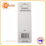 Sports Shoelaces WHITE Polyester Flat Type Laces 120 cm Length