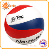 Nassau PATRIOT 3000 Volleyball 12 Panels Spiral Laminated Official Size 5 Ball